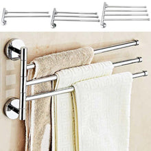 Load image into Gallery viewer, Stainless Steel Towel Shelf Wall-Mounted Bathroom Holder Adhesive Force Bathroom Shelf Pendant Toilet Roll Paper Hanging