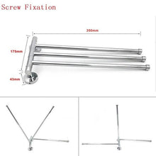 Load image into Gallery viewer, Stainless Steel Towel Shelf Wall-Mounted Bathroom Holder Adhesive Force Bathroom Shelf Pendant Toilet Roll Paper Hanging