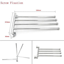 Load image into Gallery viewer, Stainless Steel Towel Shelf Wall-Mounted Bathroom Holder Adhesive Force Bathroom Shelf Pendant Toilet Roll Paper Hanging