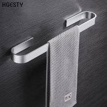 Load image into Gallery viewer, Space Aluminum Alloy Towel Holder Wall Mounted Hanger Organizer Waterproof Bathroom Kitchen Storage Rack Shelf Accessories