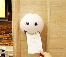 Load image into Gallery viewer, Emoticon ABS Plastic Roll Paper Holder A Variety Of Colors Creative Roll Tissue Box for Bathroom Hotel Toilet Paper Holder