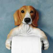 Load image into Gallery viewer, Resin Animal Toilet Paper Stand Resin Dog Dinosaur Elephant Frog  Paper Towel Holder  Paper Cover Box  Kitchen Paper Holder
