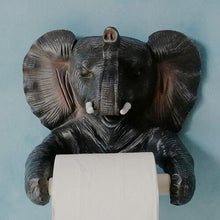 Load image into Gallery viewer, Resin Animal Toilet Paper Stand Resin Dog Dinosaur Elephant Frog  Paper Towel Holder  Paper Cover Box  Kitchen Paper Holder