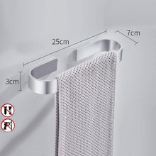 Load image into Gallery viewer, Space Aluminum Alloy Towel Holder Wall Mounted Hanger Organizer Waterproof Bathroom Kitchen Storage Rack Shelf Accessories
